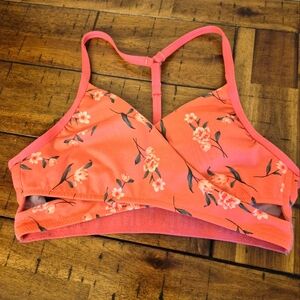 Pink Sport cross over bralette sports bra S